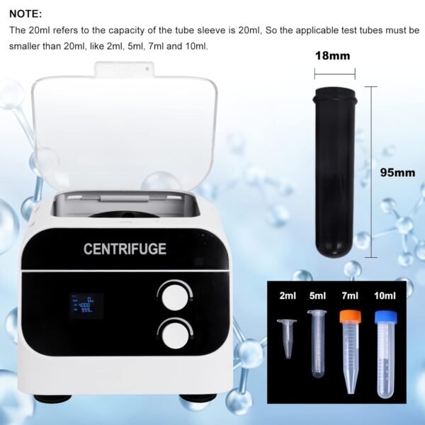 Descubre la Eficiencia de la Centrífuga de Laboratorio de 8 x 20 ml - Imagen 3