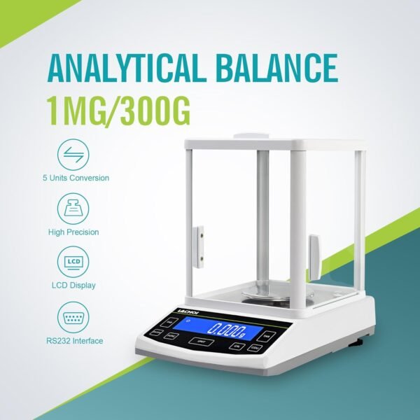 Báscula de Laboratorio de Alta Precisión de 0,001g x 300g: Herramienta Esencial para la Exactitud Científica - Imagen 3