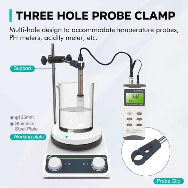 Agitador Magnético con Placa Caliente: Rendimiento y Versatilidad en Laboratorios - Imagen 2