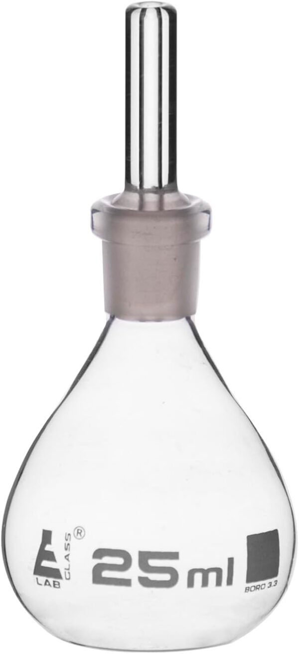 Discover the Perfect Specific Gravity Bottle: 0.8 fl oz with a Flat Base