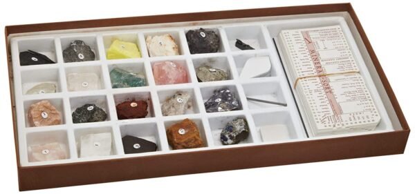 Kit de identificación de minerales, muestras de rocas para estudiar geología y ciencias de la tierra (juego de 20) - Imagen 3