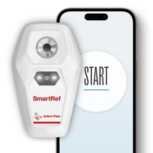 Refractómetro digital SmartRef de Anton Paar: medidor de Brix y mosto de alta precisión para la elaboración de cerveza, vinificación y fermentación