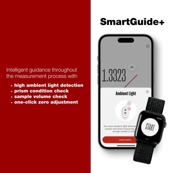 Refractómetro digital SmartRef de Anton Paar: medidor de Brix y mosto de alta precisión para la elaboración de cerveza, vinificación y fermentación - Imagen 5